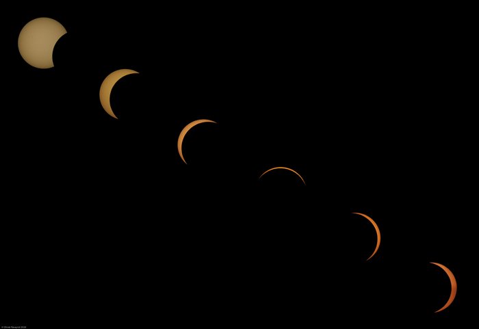 Eclipse de soleil partielle à 98% (Toulouse) - Mosaïque Thumbnail Placeholder